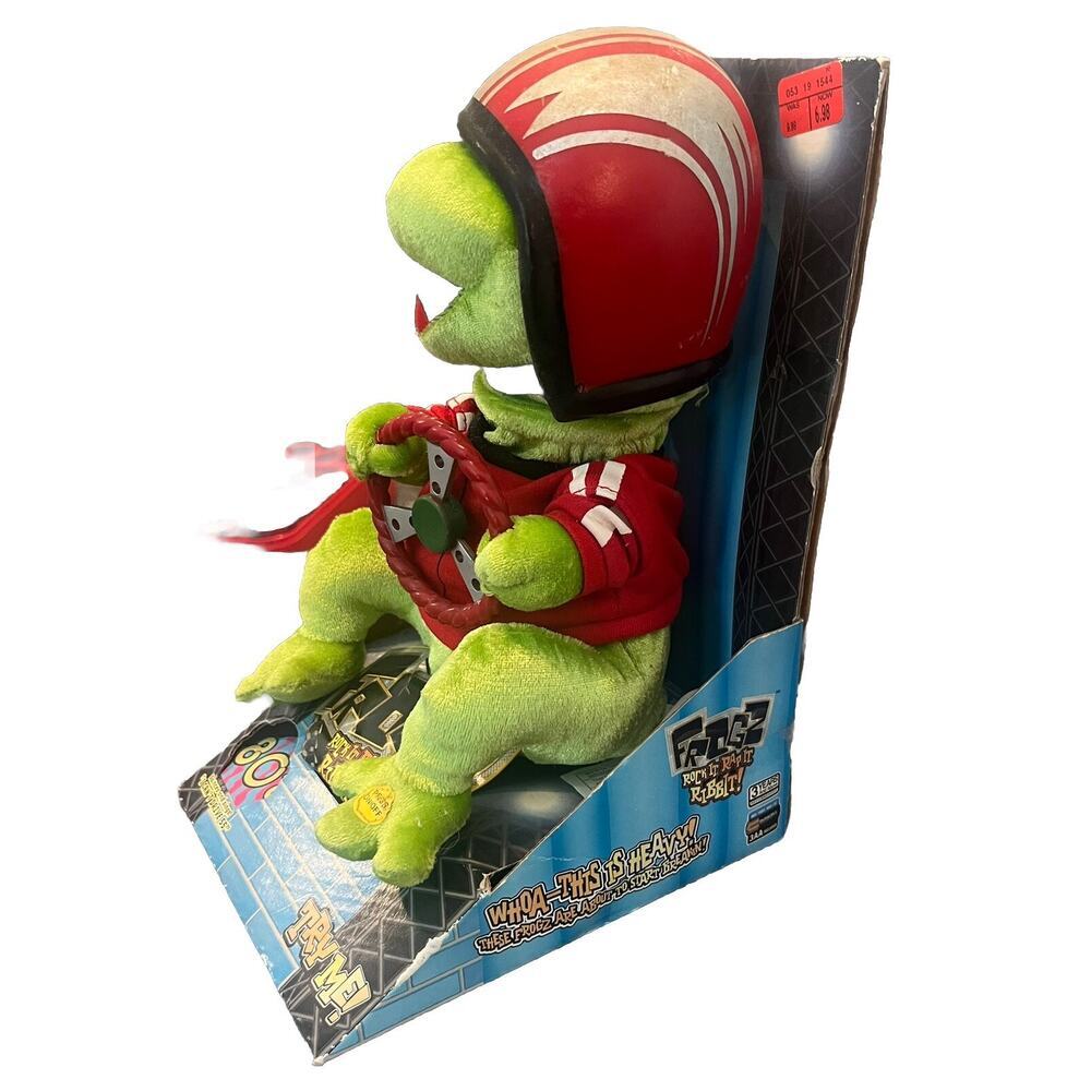 1984 Vintage Gemmy Frogz Rock It Rap It Ribbit I Can’t Drive 55" Figure - Picture 2 of 5